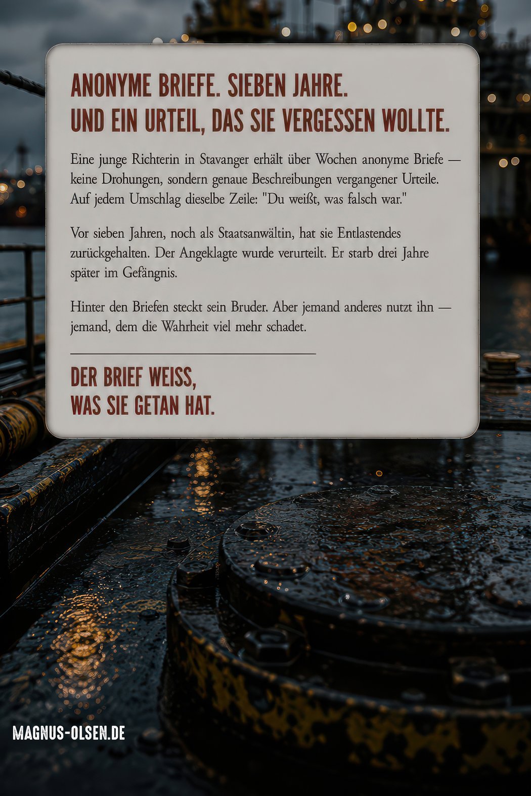 BERUFUNG Rückseite